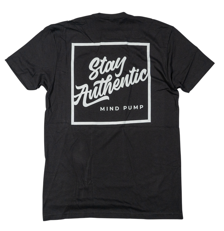 Stay Authentic Tee (Black &amp; White) - XS/S/M ONLY