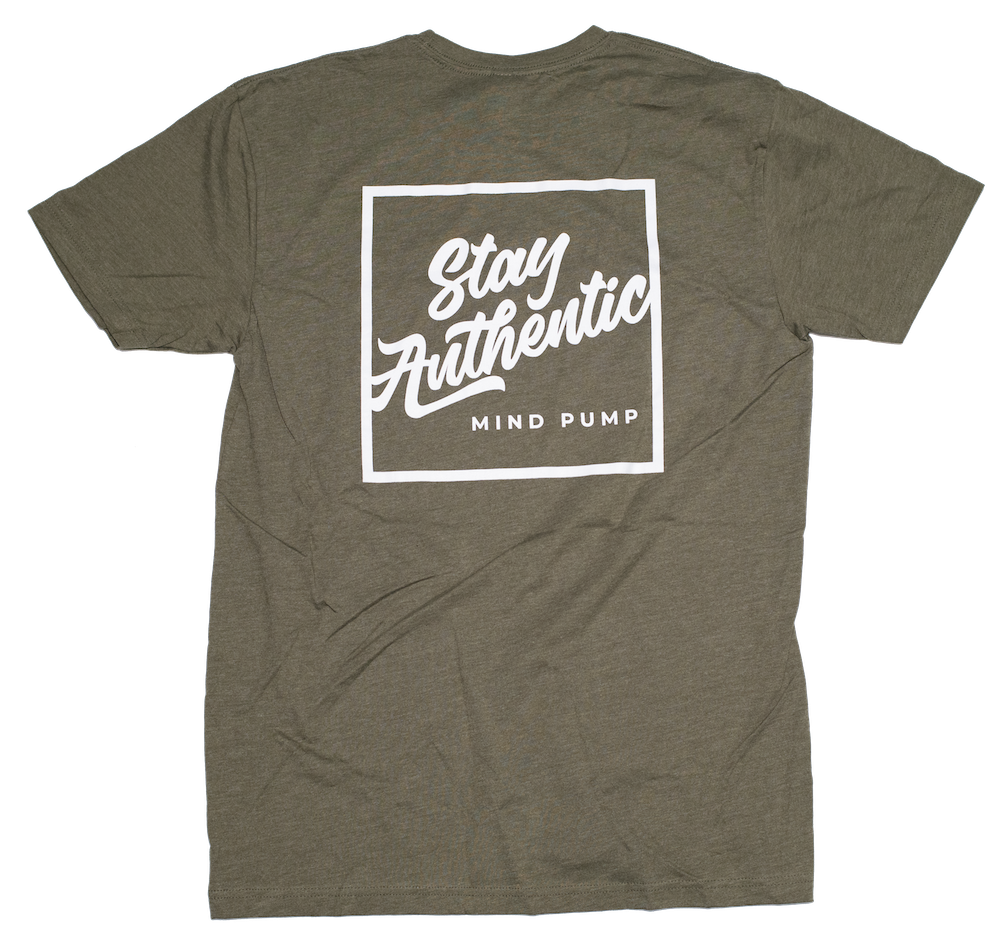Stay Authentic Tee (New Sage)