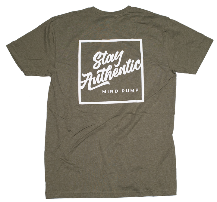 Stay Authentic Tee (New Sage)