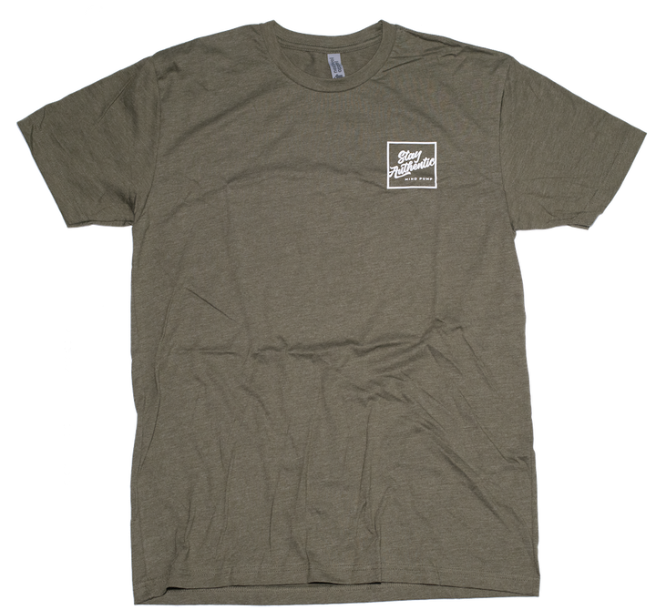 Stay Authentic Tee (New Sage)