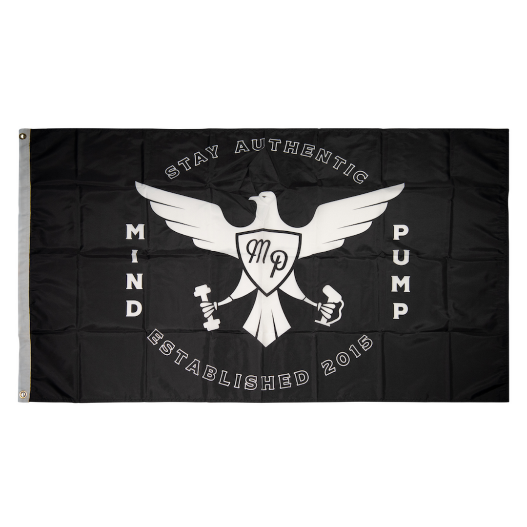 Stay Authentic Eagle Gym Flag