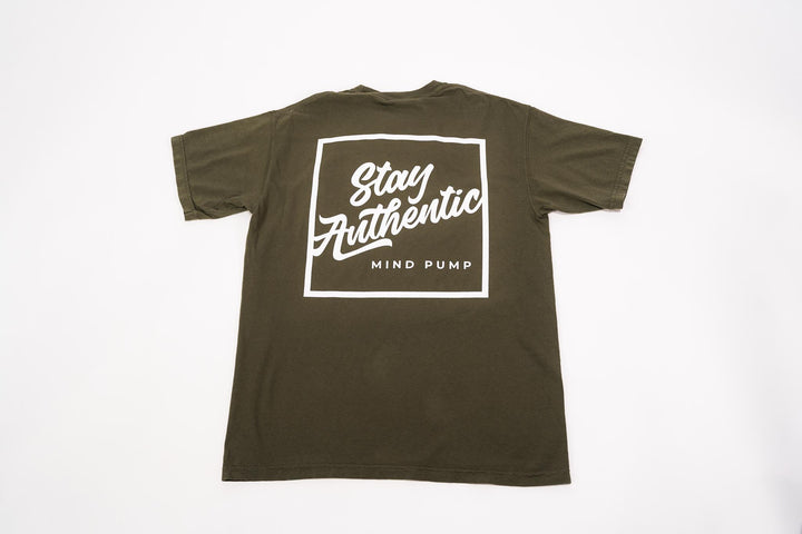 Stay Authentic Tee (Sage)