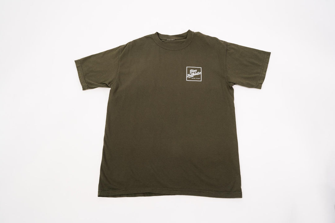 Stay Authentic Tee (Sage)