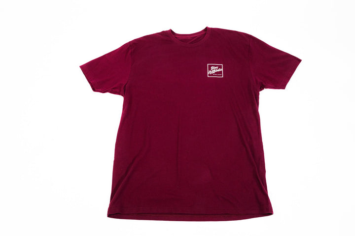 Stay Authentic Tee (Burgundy)