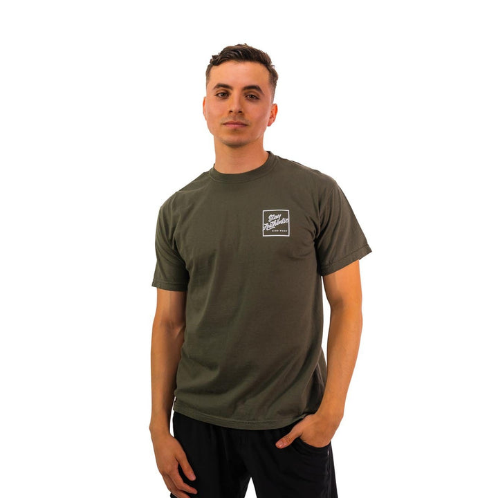 Stay Authentic Tee (Sage)
