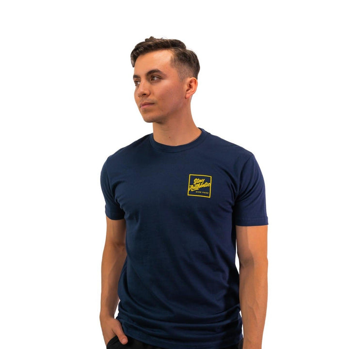 Stay Authentic Tee (Navy)
