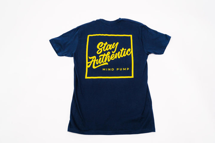 Stay Authentic Tee (Navy)
